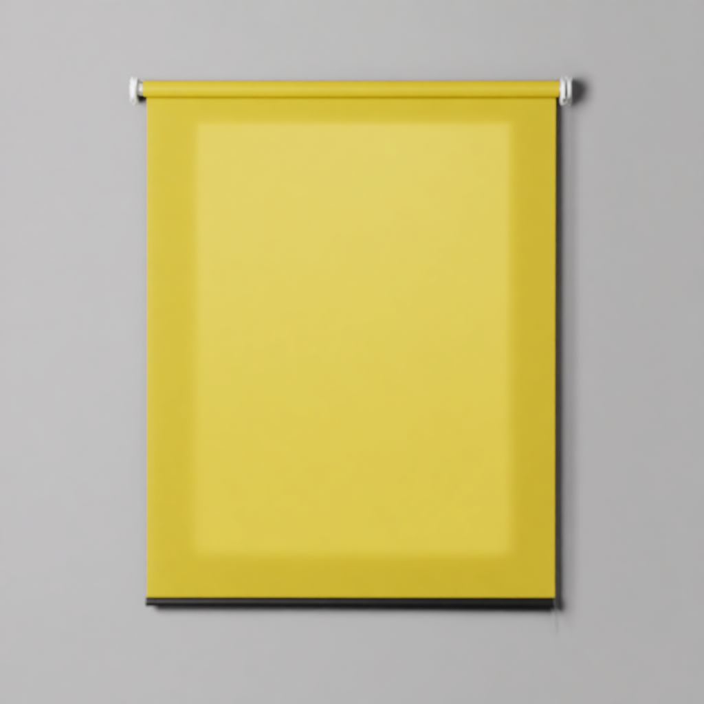 Estor traslúcido amarillo