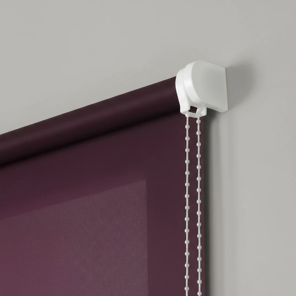 Estor traslúcido berenjena