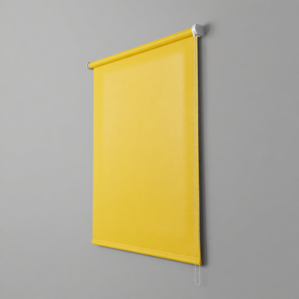 Estor traslúcido amarillo