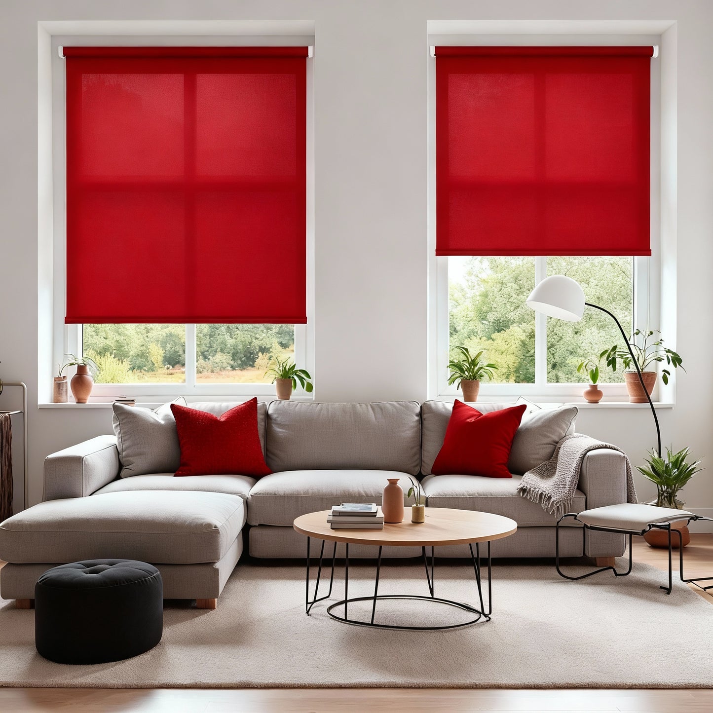 Estor traslúcido granate